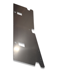 Sheet metal partition upper tier Step 24-18 V16 solid